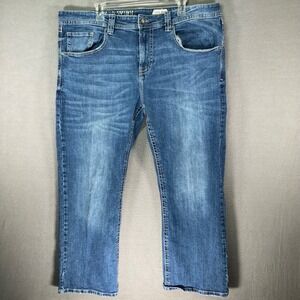 TK AXEL Slim Boot Jeans Mens W40 x L30 Blue Denim Stretch‎ Casual Pants